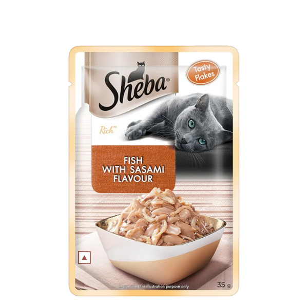 Sheba Fish with Sasami Premium Cat Wet Food